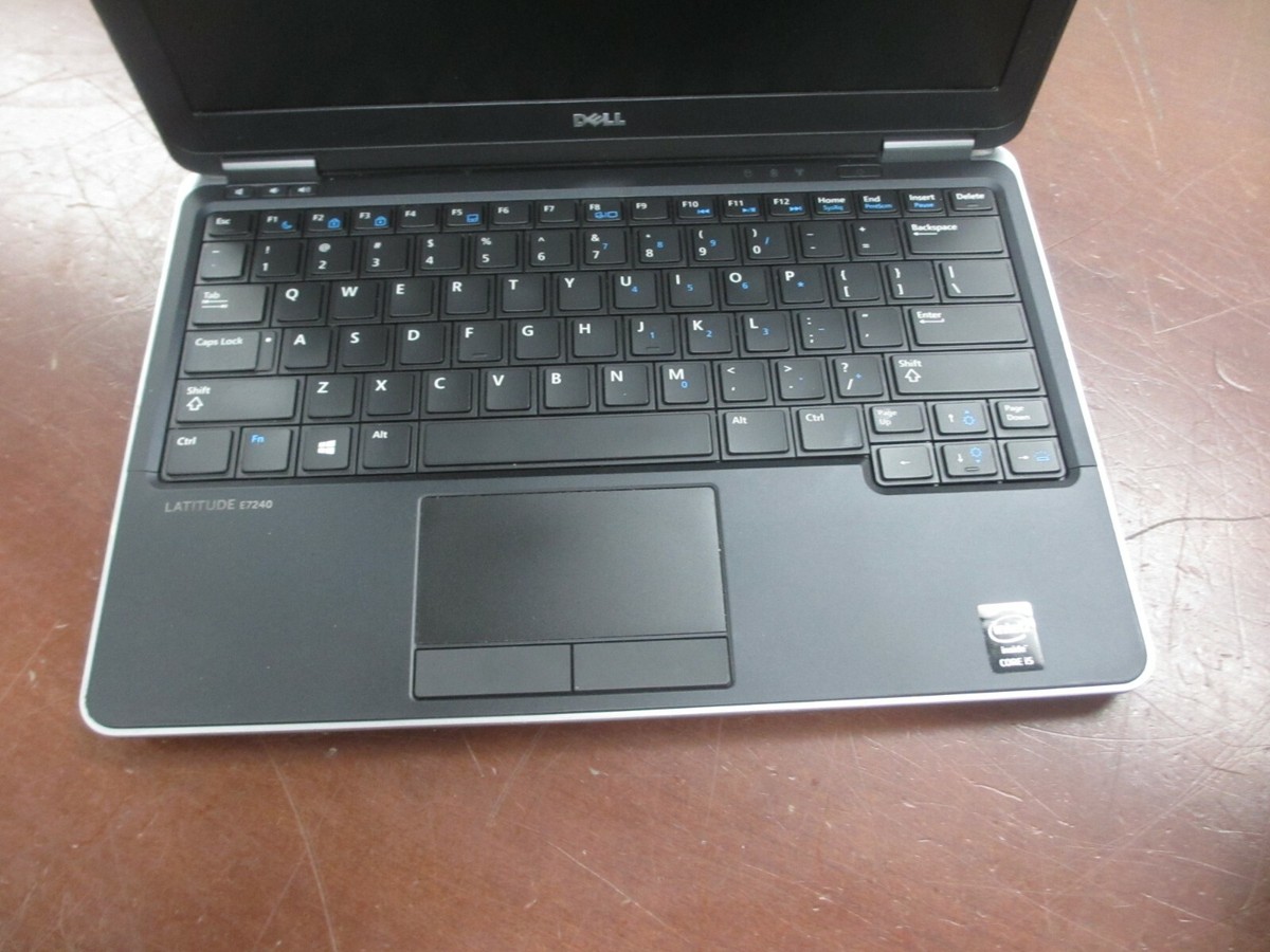Dell Latitude E7240 I5-4300U 1.9GHz 8GB Web-Cam Laptop [NO AC/HDD