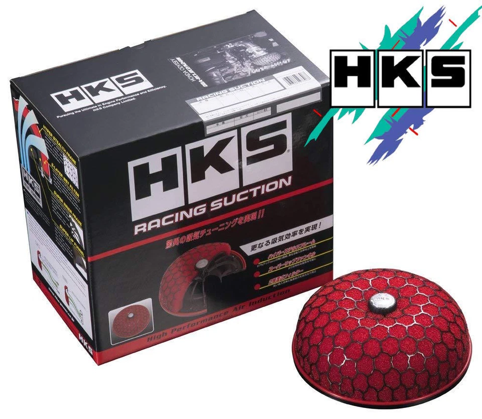 KIT FILTRO ADMISIÓN AIRE RECARGADO SUCCIÓN HKS RACING (70020-AZ101) PARA MAZDA RX7 FD Foto 2 de 4