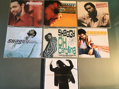 SHAGGY LOT OF 7 CDs- 6 IMPORT SINGLES- It Wasn t Me, Angel, Boombastic, Maxi VG