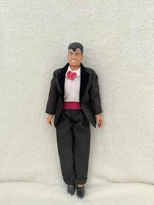 Vintage 1990 Barbie Ken Doll Fashionista Tux Dancing/party Doll And Outfit 