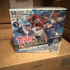 2016 Topps Baseball Holiday Mega Box Sealed Unopened Corey Seager Auto/Relic