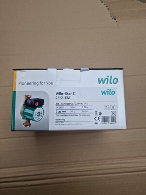 Wilo Star-Z 25/2 EMTrinkwasser Zirkulationspumpe 4029062 Wechselstrom,  230V 