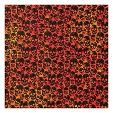 Tie Dye Skulls 22x22 Bandanna, Made in India