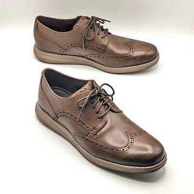 (取寄) コールハーン メンズ オリジナルグランド キャップトゥ オックスフォード Cole Haan men Originalgrand Cityspectre Captoe Oxfords Irish Coffee Nubuck/Dark Natural/Truffle Cole Haan OriginalGrand Men's Leather Wingtip Oxford Shoe Truffle