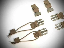 Velocity Systems Suitable SwiftClip Chest Rig/Placard Attach Clip Kit 4x2pc
