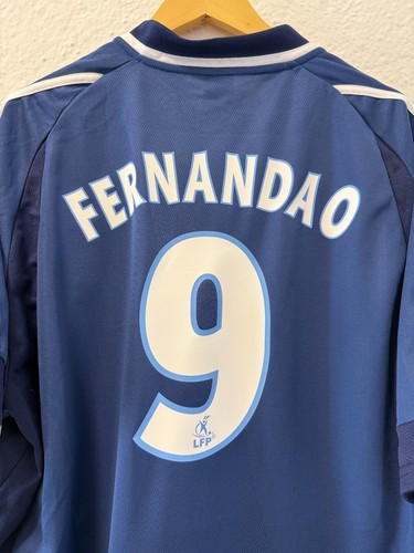 Fernandão #9 Jersey Olympique de Marseille Football Shirt Adidas XL Trikot 2001 - Bild 3 von 7