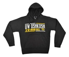 J. America Mens Unisex UW Oshkosh Swimming Hoodie New XS