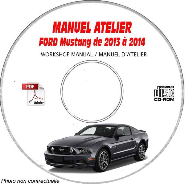 Recherche de pannes Mustang 13-14 avec le manuel d'atelier Ford sur CD