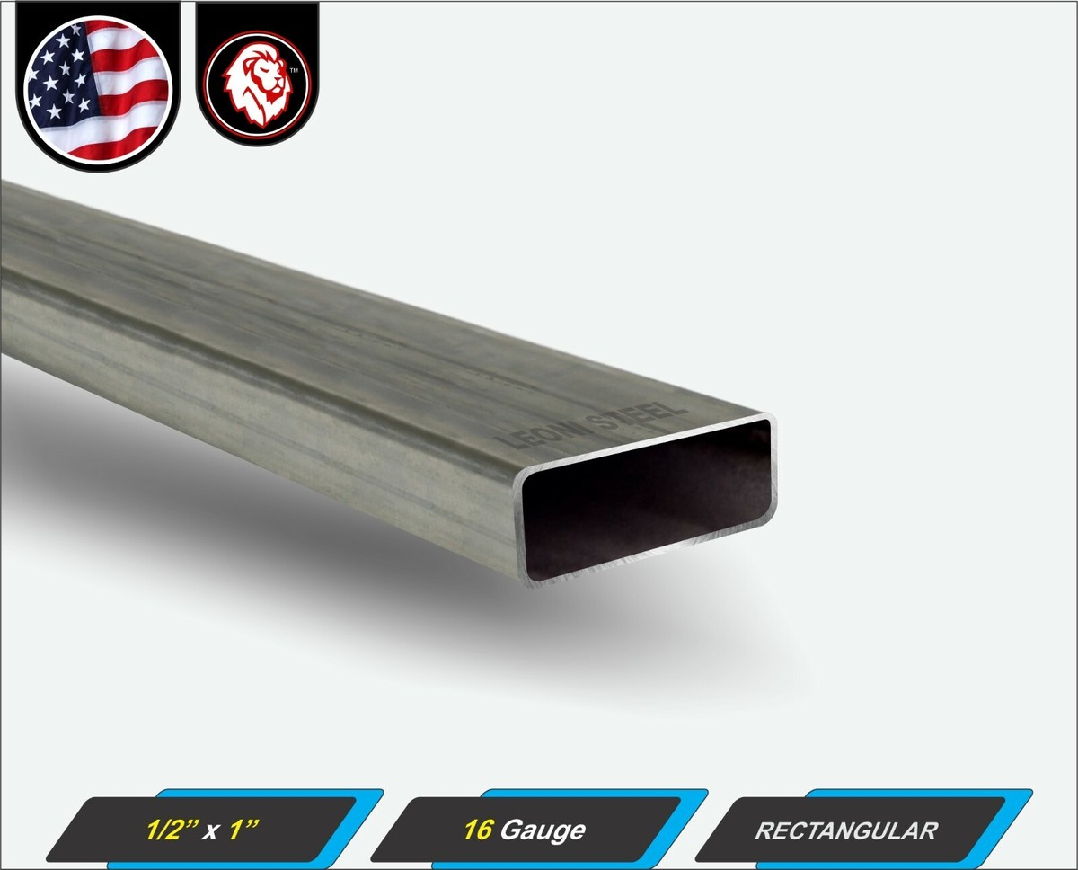 1-1/2 Square Metal Tube - Mild Steel - 16 gauge - ERW - 48 Long (4-ft