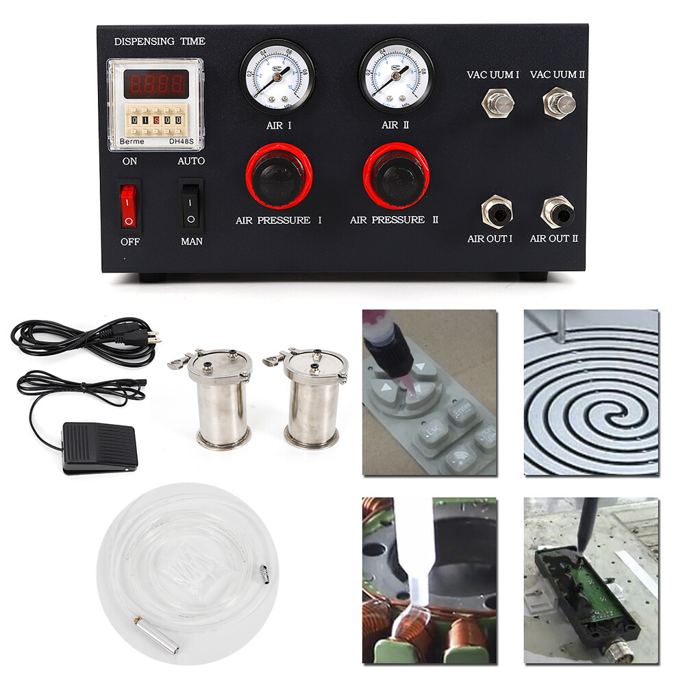 AB Glue Automatic UV Mixing Dispenser Doming Liquid Glue Dispensing