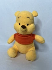 Disney Store Disney Baby Winnie the Pooh Bear Rattle Plush 9 Inch Stuffed Animal