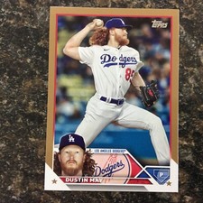 2023 Topps Update Series - Gold Parallel #US326 Dustin May 1984/2023