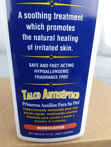 Polvo antiséptico de primeros auxilios Columbia talco nuevo 14 OZ - Imagen 2 de 7