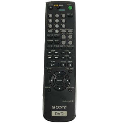 Genuine Sony DVD RMT-D108A Remote Control Tested Working