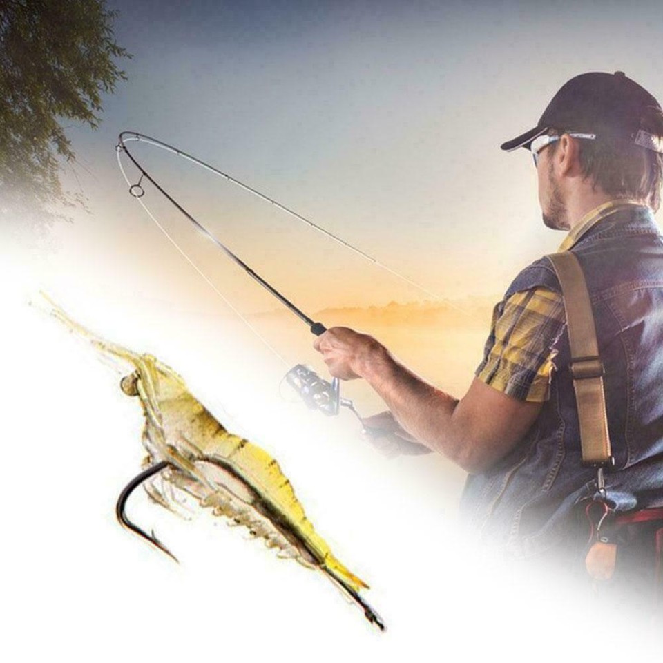 Bionic Shrimp Bait Fishing Lures Tackle Sea Fishing Fishing Boat Lure е