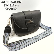 CHARRO BORSETTA BORSA POCHETTE ELEGANTE PER DONNA COLORE NERO
