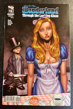 Cover of Grimm Fairy Tales Presents Wonderland: Through the Looking Glass #2