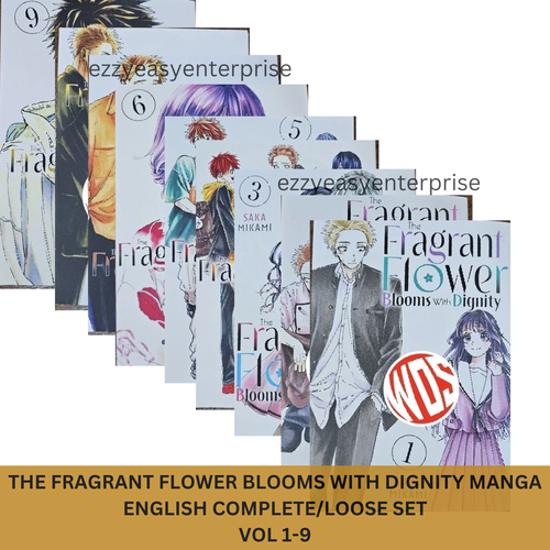 The Fragrant Flower Blooms With Dignity Manga Vol.1-9 Complete/Loose Set English