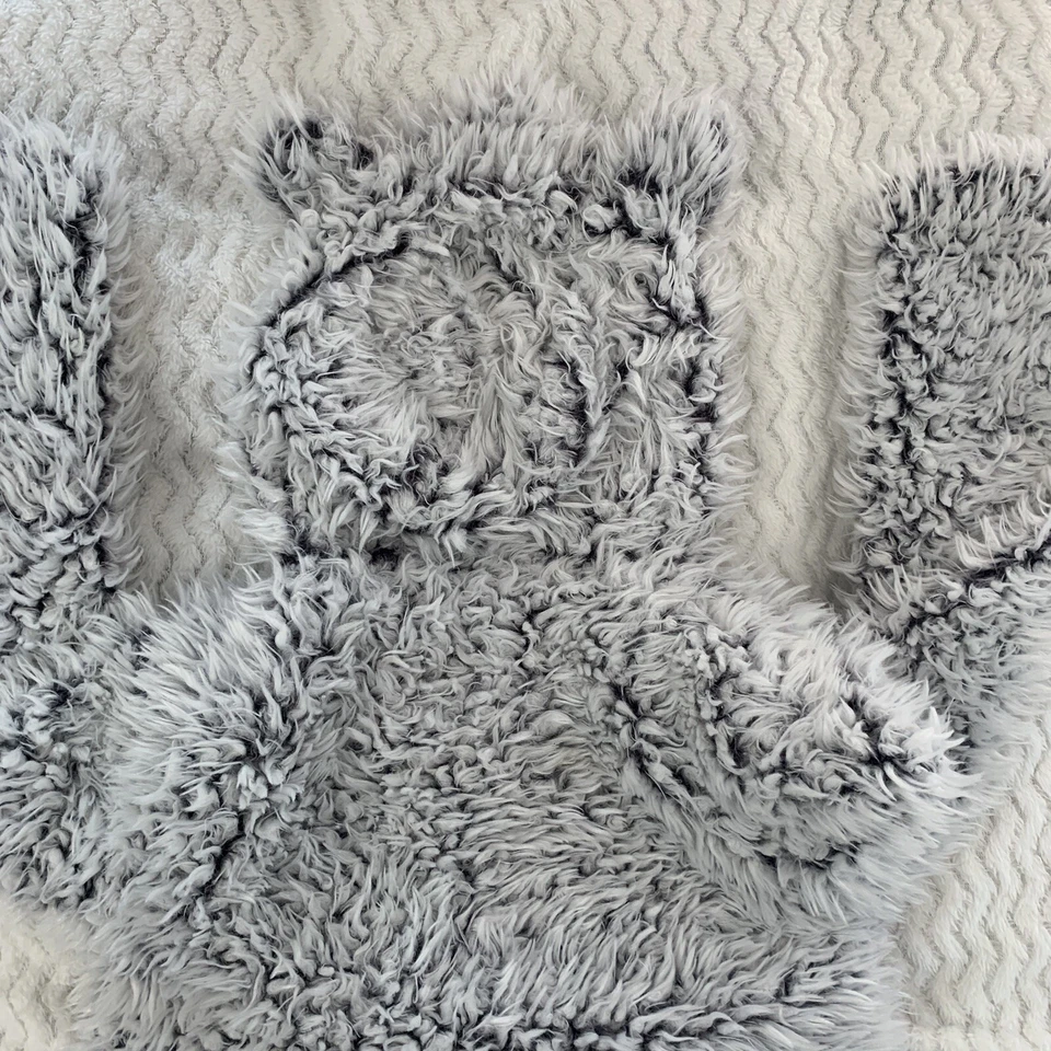 APPAMAN Chaqueta Sudadera con Capucha Imitación Piel Difusa Cremallera Completa Abrigo, Blanco, Niñas Talla 8. Foto 2 de 4