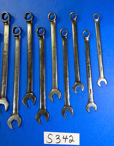 MATCO TOOLS 10 PIECE METRIC COMBINATION 12 POINT WRENCH SET 10MM TO 19MM - Picture 7 of 17