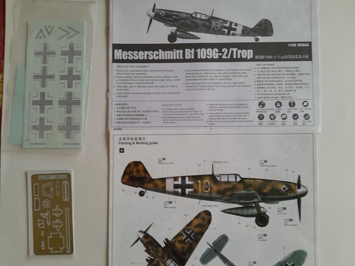 Maquette TRUMPETER : Messerschmitt Bf 109G-2/Trop. Échelle 1/32. - Photo 3/3