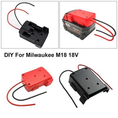 Batterie Adapter Power Akku Konverter Für Milwaukee M18 18V Li-ion Battery AE