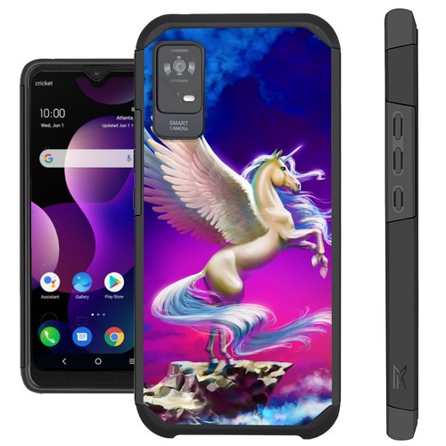 FUSION Case For T-Moble TCL Ion X (2023) Hybrid Phone Case Cover MAJESTIC UNICRN