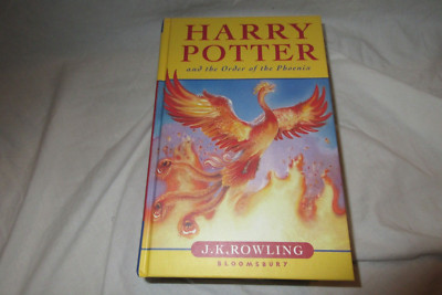 Harry Potter and the Order of the Phoenix HB FIRST EDITION ERROR No Dustjacket