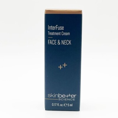 SkinBetter Interfuse Treatment Cream Face & Neck Travel Size 5ml, Brand New
