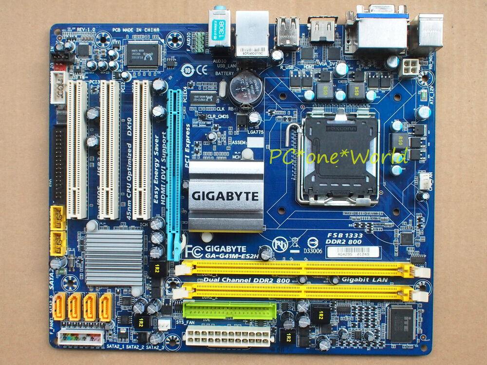 Gigabyte GA-G41M-ES2H motherboard Socket 775 DDR2 Intel G41