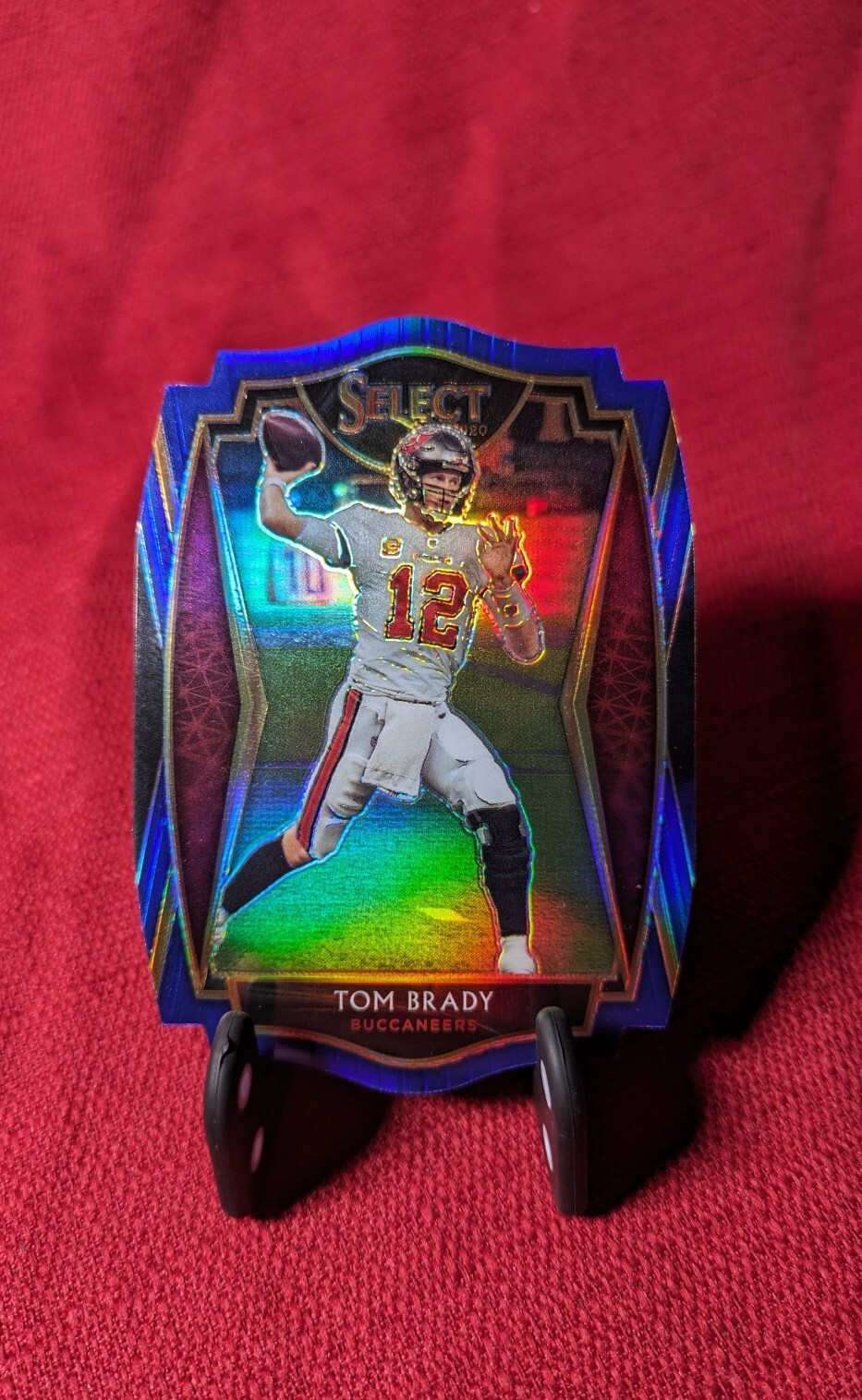 Tom Brady 2020 Select Premier Level Blue Diecut Prizm Tampa Bay Buccaneers