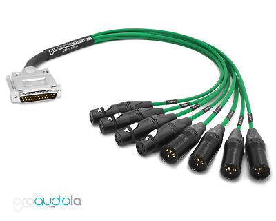 Premium Mogami 3162 Digital DB25 Yamaha | Neutrik Gold XLR Green 100 ft.