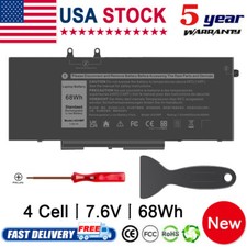 4GVMP C5GV2 9JRYT X77XY MCV1G RF7WM Battery for Dell Latitude 5400 5500 Series