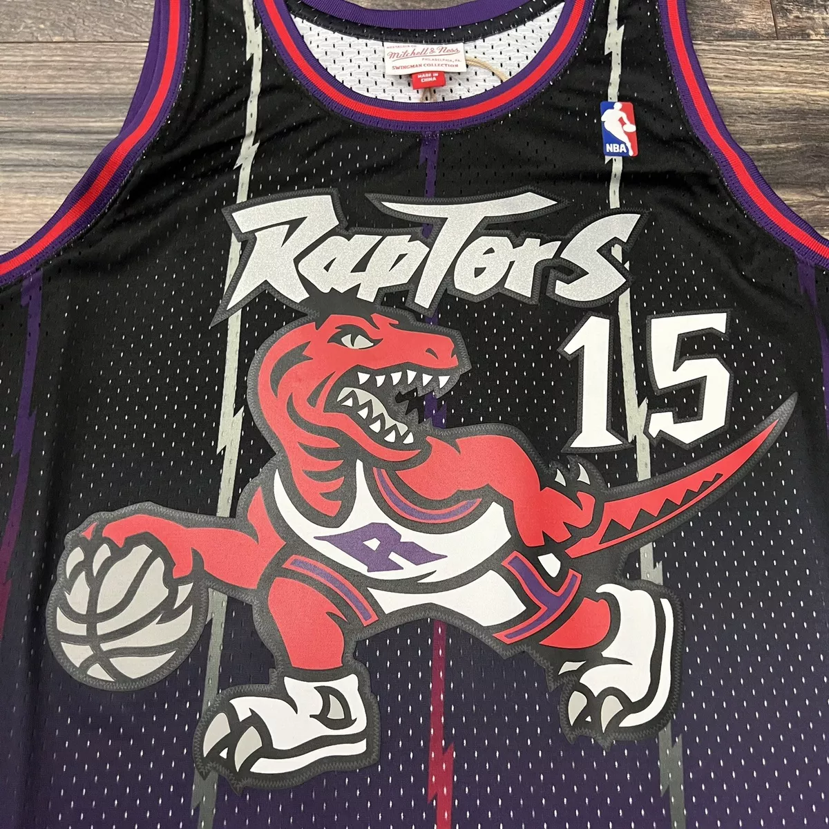 Mitchell & Ness Men's Toronto Raptors Vince Carter #15 Swingman Purple  Jersey