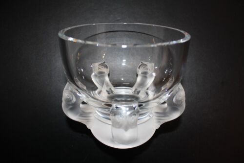 Lalique Vase Bowl Schale Hiboux Eulen Owls Chouettes - Bild 6 von 7