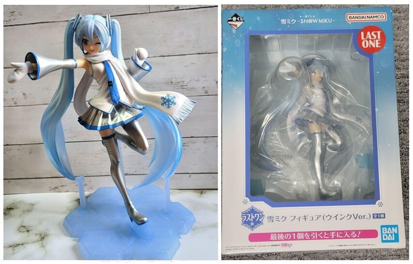 Snow Miku Wink Ver. VOCALOID Ichiban Kuji Last One Prize Figure