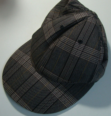 Matix Cap Matix Skateboarding Plaid Fitted Baseball Cap Hat - 7 3/8