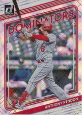 2022 Donruss Dominators Diamond #D-8 Anthony Rendon - Los Angeles Angels