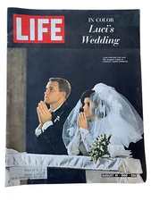 Vintage Life Magazine August 19, 1966 Luci Nugent Wedding Coca-Cola Ad