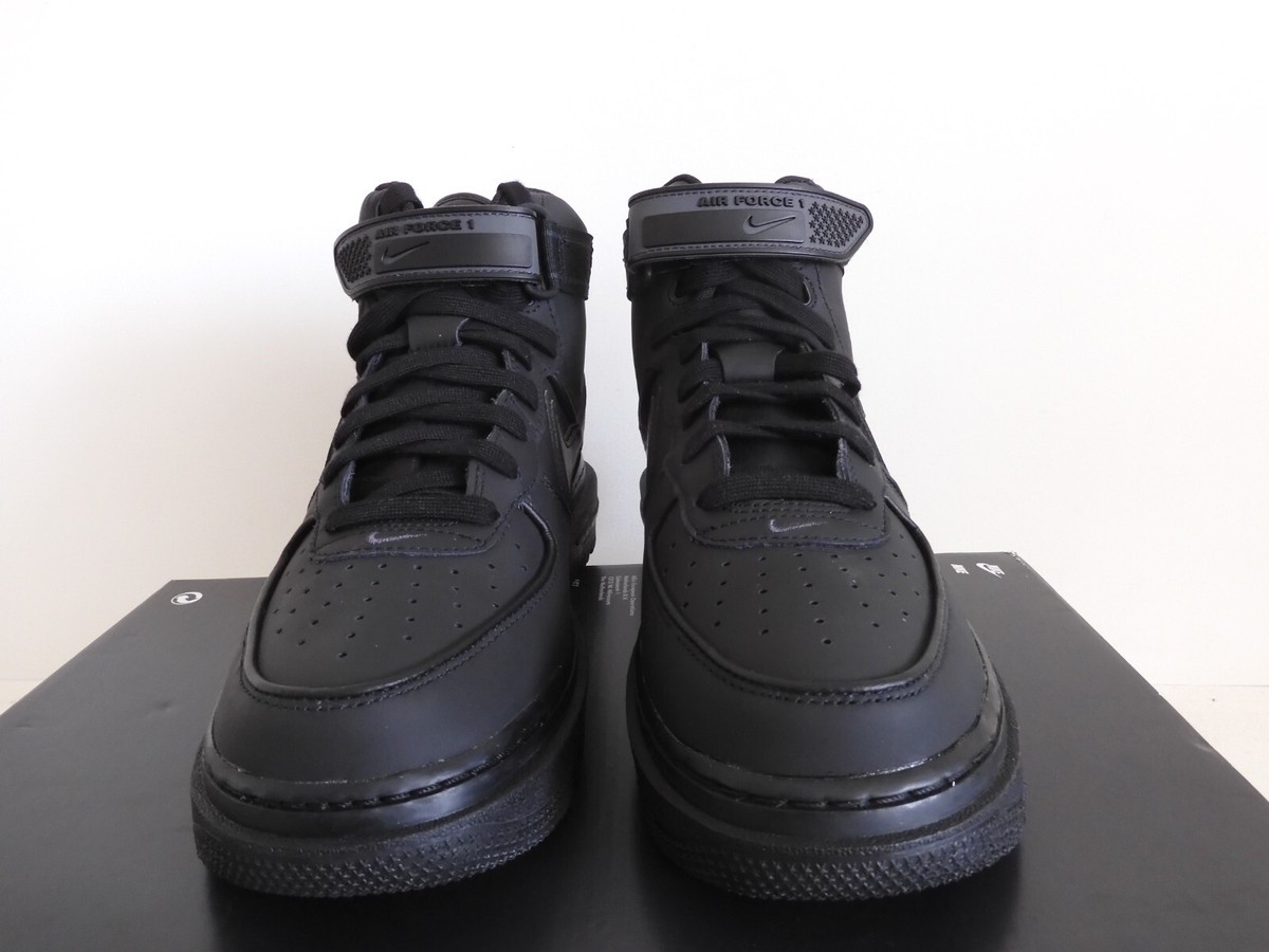 NIKE AIR FORCE 1 BOOT BLACK-BLACK-ANTHRACITE SZ 7 [DA0418-001] | eBay