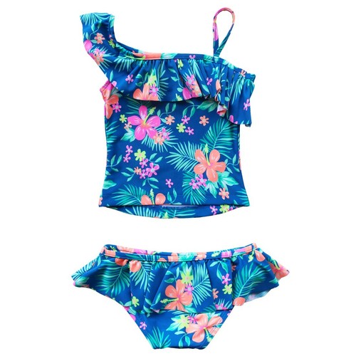 Toddler Kids Baby Girls Tankini Bikini Swimwear Swimsuit Suit Beachwear Bathing - Picture 3 of 30