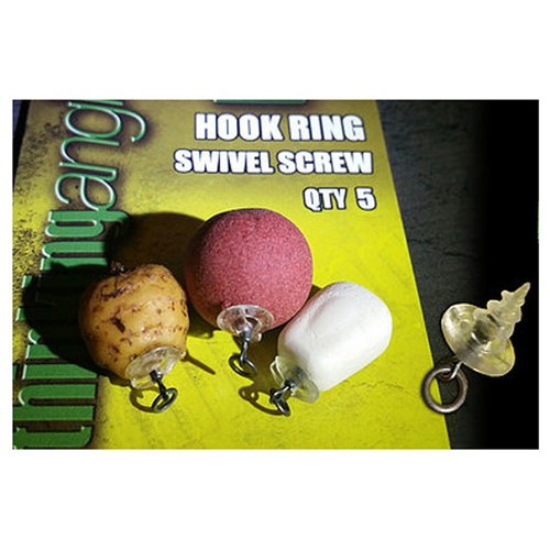 Thinking Anglers Hook Ring Swivel Bait Screws *Pack Of 5* NEW Carp Fishing