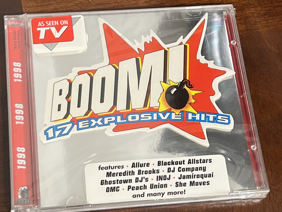 Boom! 17 Explosive Hits Various Artists Audio CD New Sealed