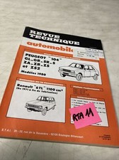 Revue technique Peugeot 104