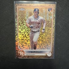 2022 Gilded Collection Chrome Gold Etch MiniDia 144 Chas McCormick Rookie 28/50