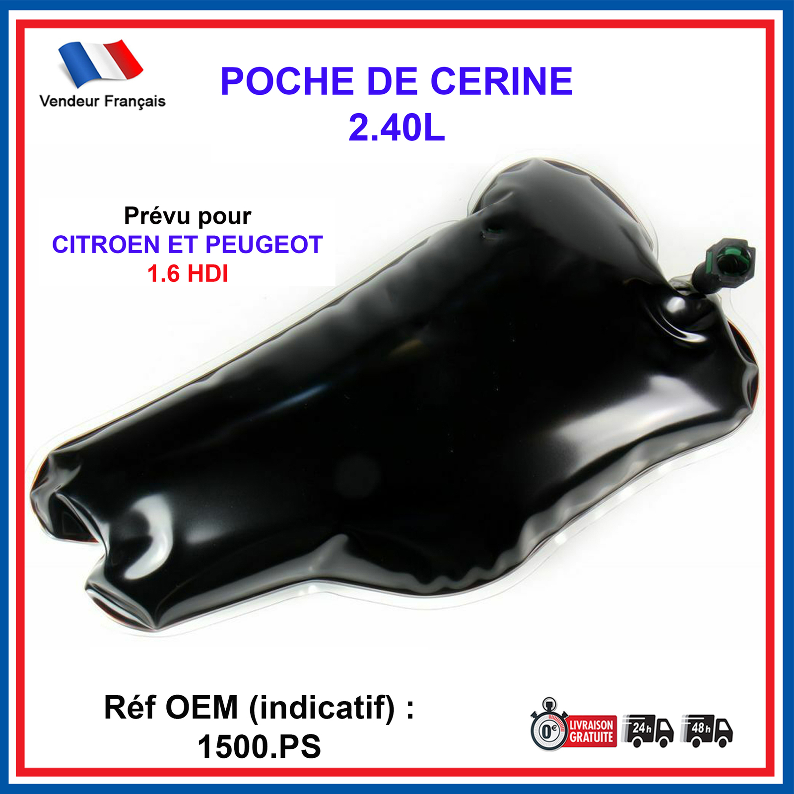 Poche additif FAP Eolys pour résoudre le voyant Berlingo B9