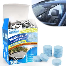 100 Pieces Windshield Washer Tablets, Economy 100 Gallons Windshield Wiper Fluid