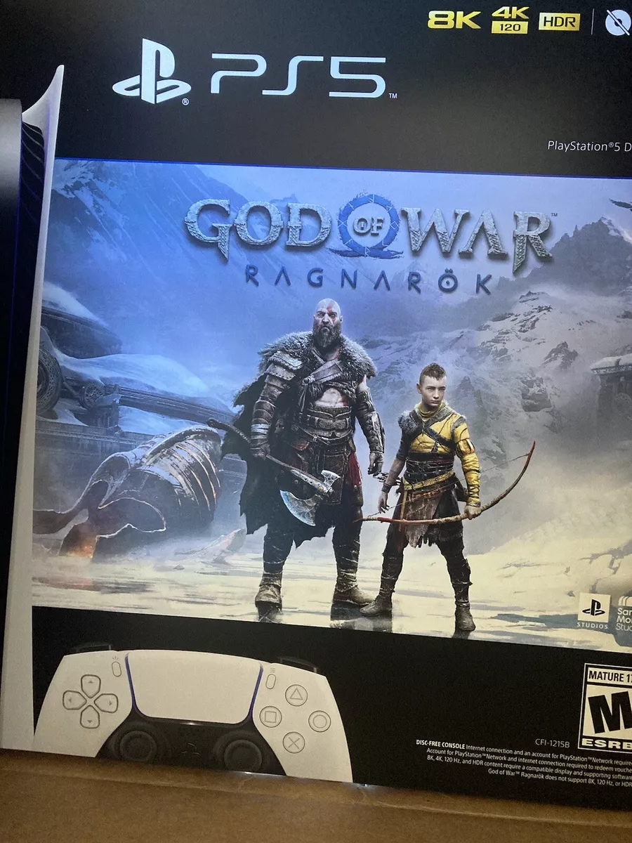 PlayStation 5 PS5 Digital Edition Console God of War Ragnarok Bundle NEW!  711719558392