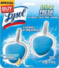 Automatic In-The-Bowl Toilet Cleaner, Cleans and Freshens Toilet Bowl, Atlantic