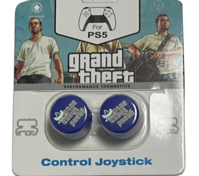 Grand Theft Auto V Thumb Grips Controller For PS5/PS4 All Blue